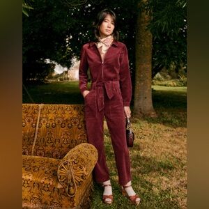 Sézane Bethany Corduroy Jumpsuit